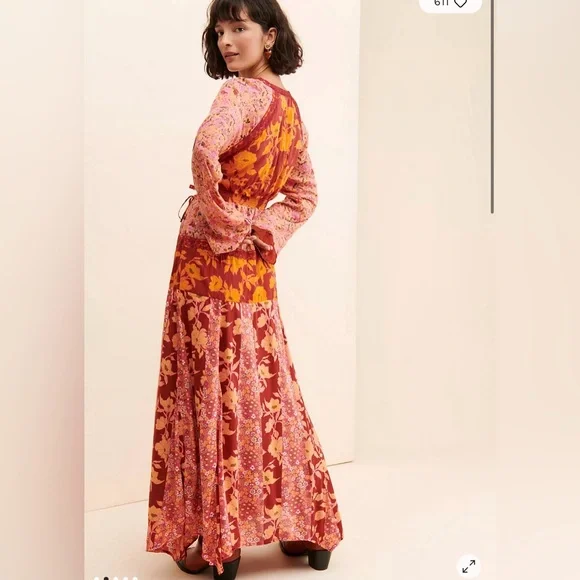 Free People Tilda Wrap Dress, Various Sizes NWOT - Picture 6 of 9